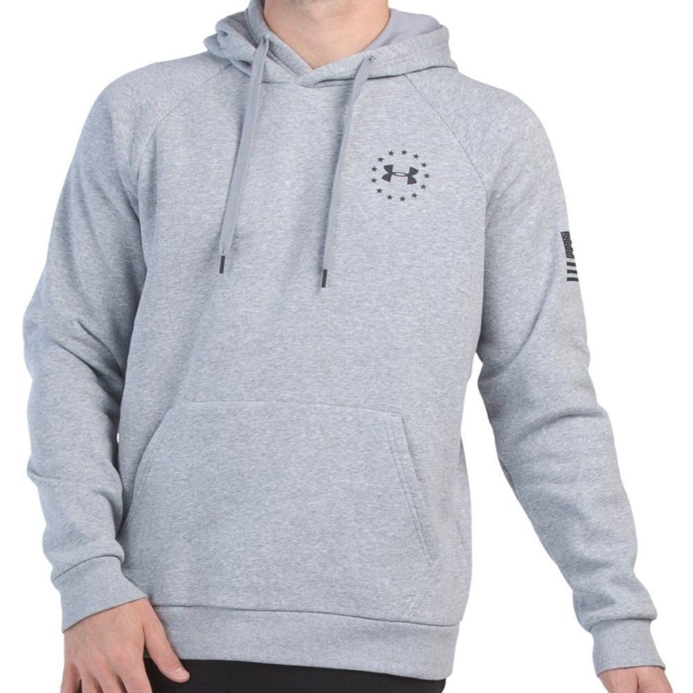 Under Armour Freedom Flag Gray Hoodie